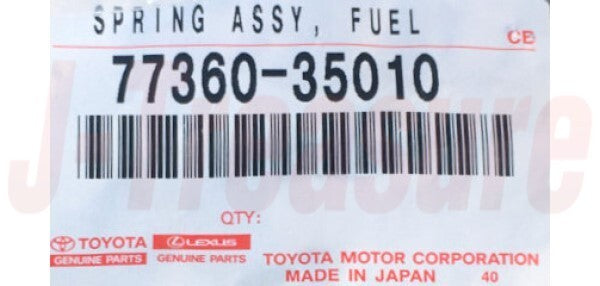 TOYOTA HIGHLANDER GSU40 10-13 Genuine Fuel Filler Opening Lid Spring 77360-35010