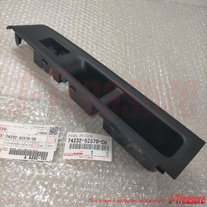 TOYOTA VITZ 10-14 RHD Genuine Front Armrest Upper Panel Left 74232-52570-C0 OEM