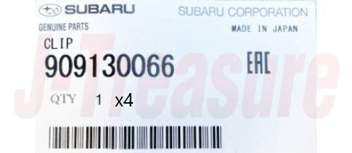 SUBARU IMPREZA WRX STI GDF 02-07 Genuine B Pillar Cover RH Clip x4 Set For Sedan