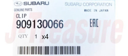 SUBARU IMPREZA WRX STI GDF 02-07 Genuine B Pillar Cover RH Clip x4 Set For Sedan