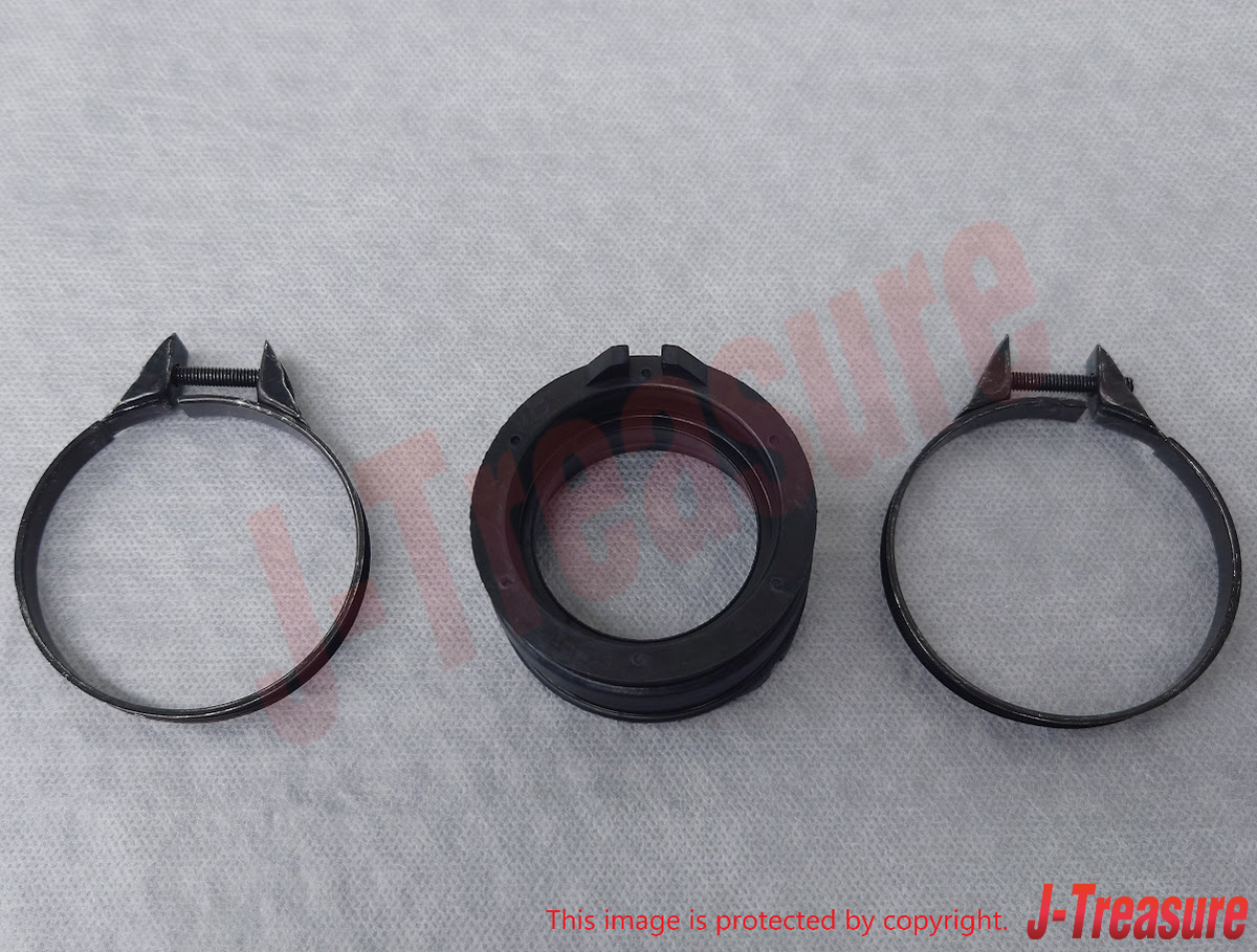 SUZUKI DR-Z400E 2000-2007 Genuine Intake Pipe & Clamp x2 Set OEM