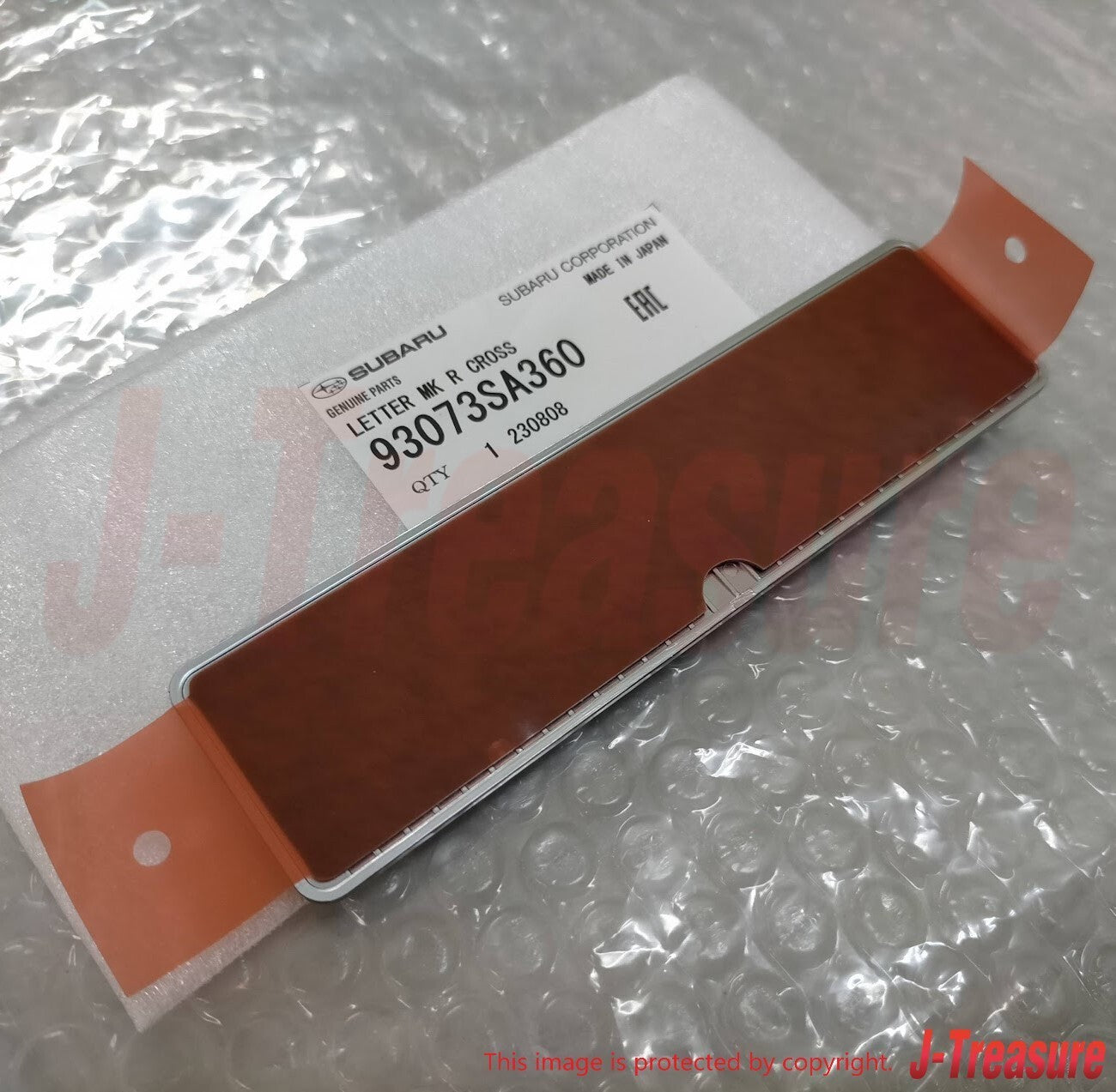 SUBARU FORESTER SG 03-08 Genuine Letter Mark Rear Gate "CROSS SPORTS" Emblem OEM