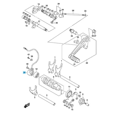 SUZUKI HAYABUSA GSX1300R '08-09 '11-19 Genuine Gear Position Sensor Assy OEM