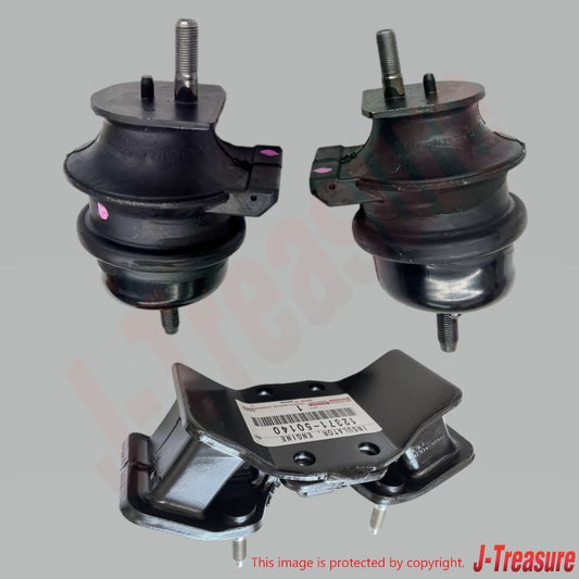 LEXUS LS430 UCF30 '01-03 Genuine Engine Mounting Insulator Front(x2) & Rear Set