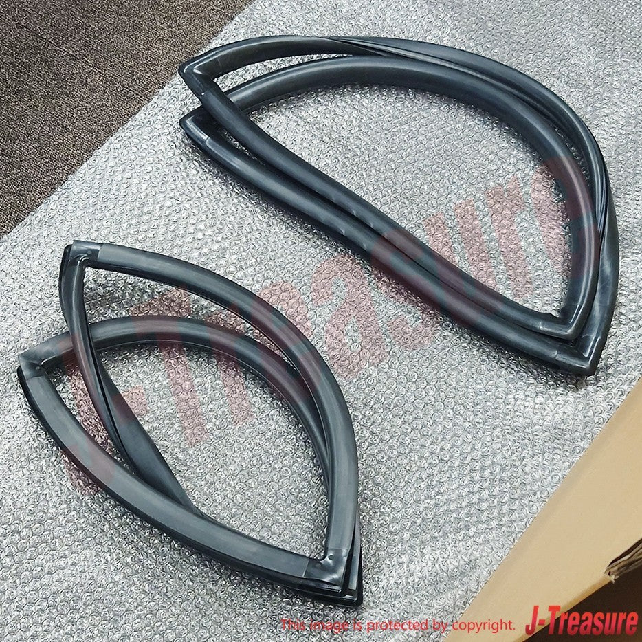 TOYOTA LAND CRUISER BJ70 Genuine Back Door Glass Weatherstrip RH & LH Set OEM