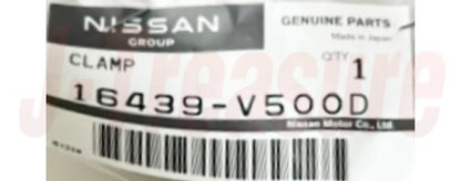 NISSAN SKYLINE GT-R R33 R34 Genuine Crankcase Blowby Gas Hose A & Clamp(x2) Set