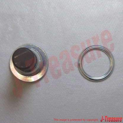 TOYOTA HIGHLANDER ACU25 01-13 Genuine Rear Differential Drain Plug & Gasket Set