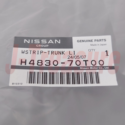 NISSAN 240SX S14 Genuine Trunk Lid Weatherstrip H4830-70T00 OEM