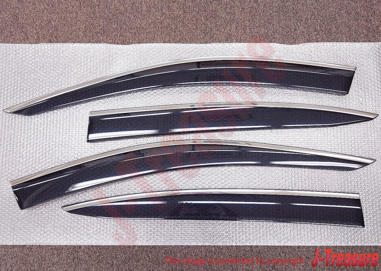 HONDA LEGEND ACURA RLX KC2 Genuine Door Visor RH & LH Front & Rear 4pcs Set OEM