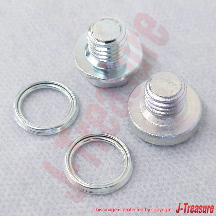 LEXUS GS300 GRS190 2006 Genuine A/T Oil Pan Drain Plug & Plug Gasket Set OEM