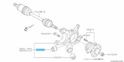 SUBARU WRX STI VAF 15-20 Genuine Suspension Control Arm Bushing 20257XA000 OEM