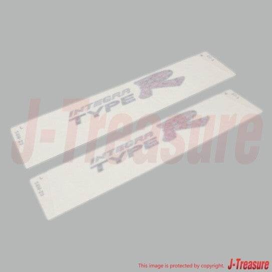 HONDA INTEGRA TYPE-R DC5 Genuine Rear Side Fender Decal Sticker Black Set OEM