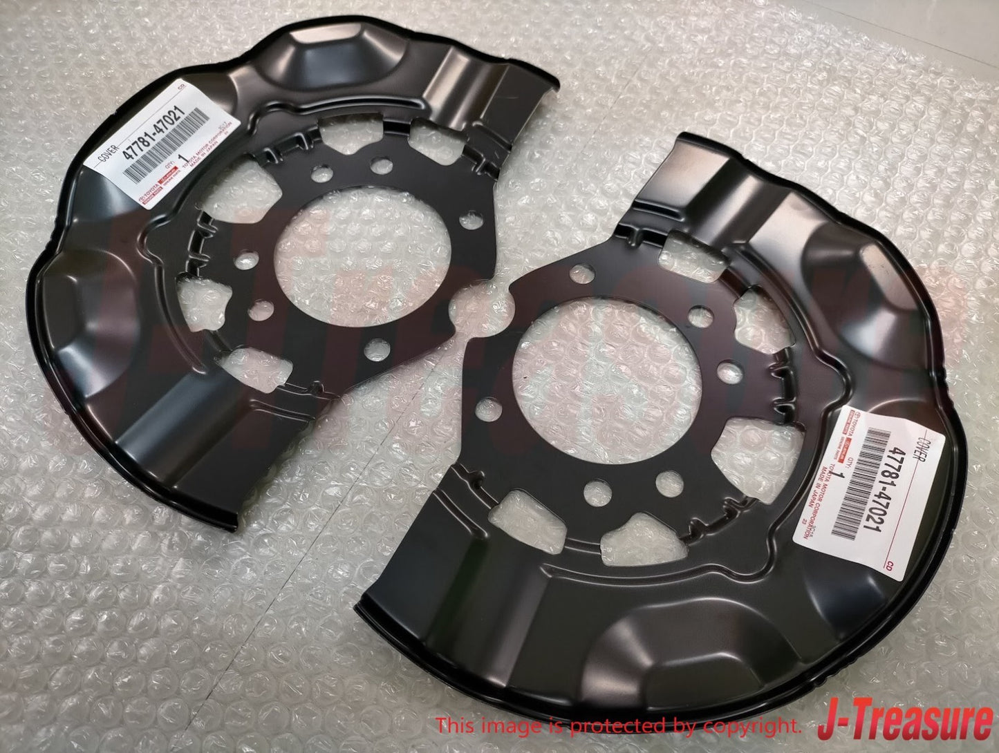 TOYOTA PRIUS NHW20 Genuine Cover Disc Brake Dust Front RH LH 47781-47021 x2 OEM