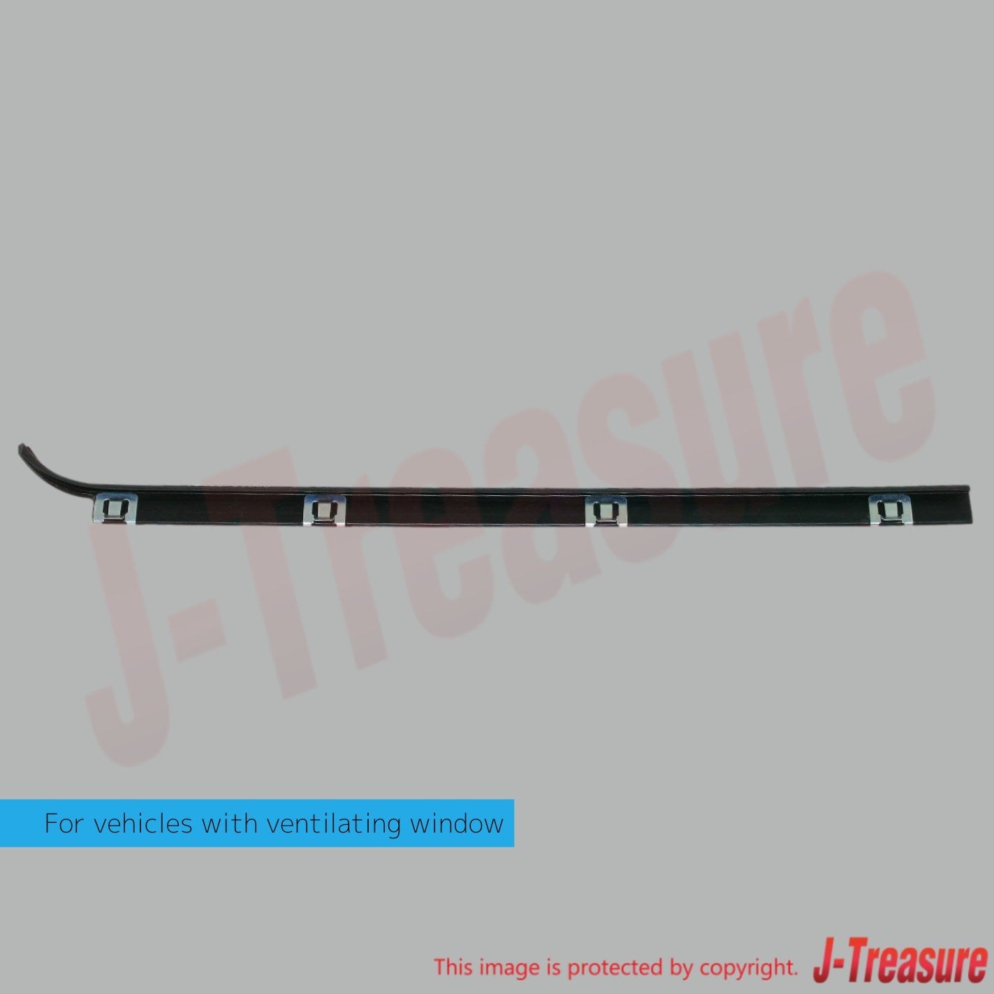 TOYOTA LAND CRUISER FJ40 '81-83 Genuine Fr/Door Glass W/strip In Out R & L Set