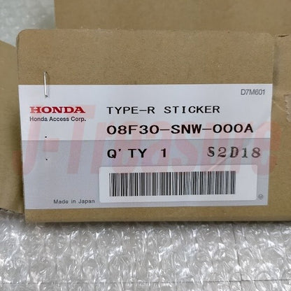 HONDA CIVIC TYPE-R FD2 FK8 Genuine Side Sricker Decal x2 Set 08F30-SNW-000A OEM