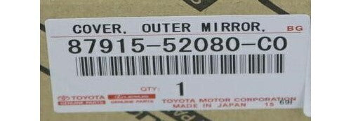 TOYOTA YARIS KSP90 07-11 Genuine Outer Mirror Cover RH 87915-52080-C0 OEM