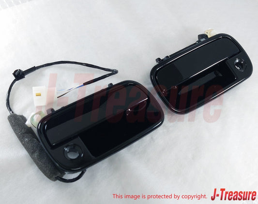 MAZDA RX-7 RX7 FC3S '86-91 Genuine Outer Door Handle Black RH & LH Set OEM RHD