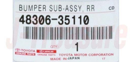 TOYOTA HILUX LN110 '89-97 Genuine Rear Spring Bumper Sub-Assy RH or LH OEM
