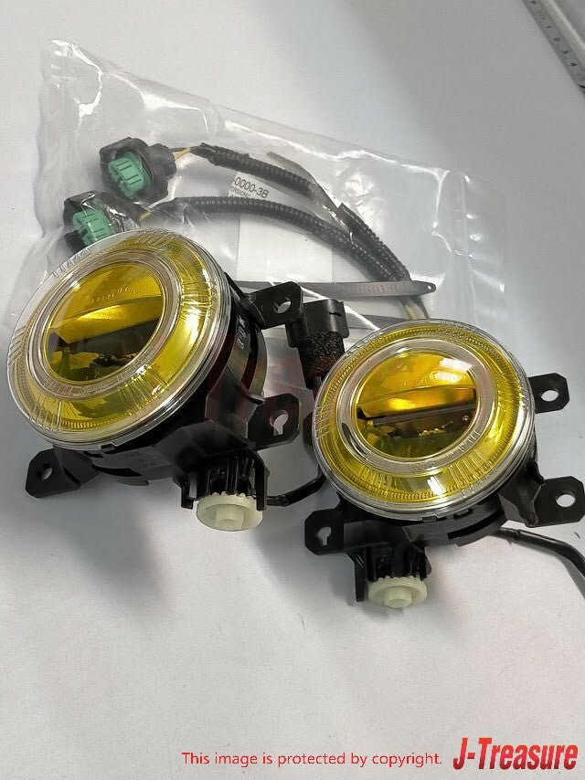 HONDA CIVIC TYPE R FK8 FK7 Genuine LED Yellow Fog Lamp & Conversion Harness Set
