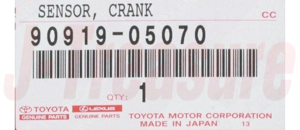 TOYOTA HIGHLANDER ASU40 2009-2019 Genuine Crank Position Sensor 90919-05070 OEM