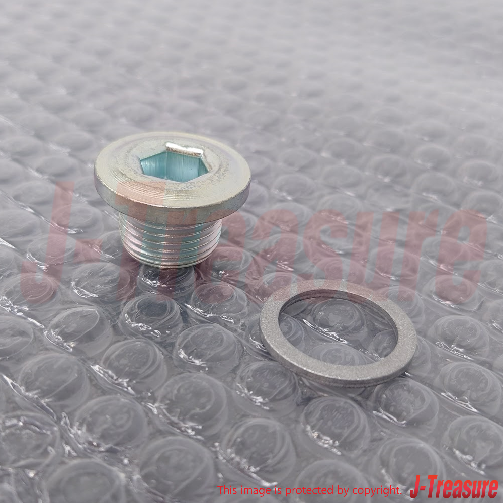 TOYOTA HIGHLANDER ACU2# 01-22 Genuine Transmission Drain Plug & Gasket Set OEM