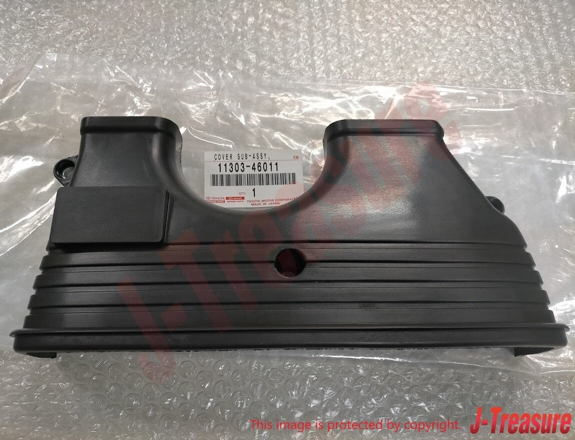TOYOTA SUPRA JZA80 93-98 2JZ Genuine Upper Timing Belt Cover & Bolt x3  Set OEM