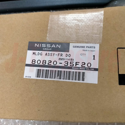 NISSAN 240SX S13 89-94 Genuine Front Door Outside Molding Right & Left Set OEM