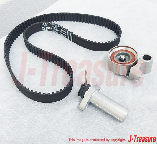 TOYOTA CHASER JZX100 JZX90 Genuine Timing Belt & Idler & Tensioner set OEM RHD