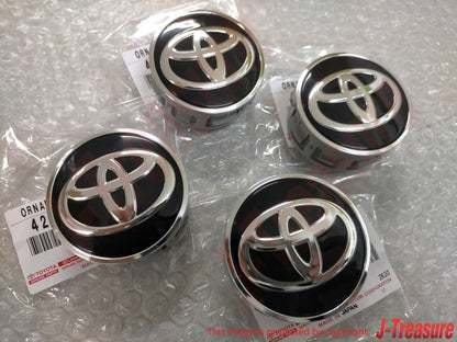 TOYOTA PRIUS 16-22 COROLLA 17-22 YARIS 14-18 Genuine Wheel Hub Ornament 4set OEM