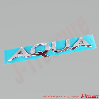 TOYOTA AQUA NHP10 Genuine Luggage Compartment Door Name Plate No.2 "AQUA" OEM