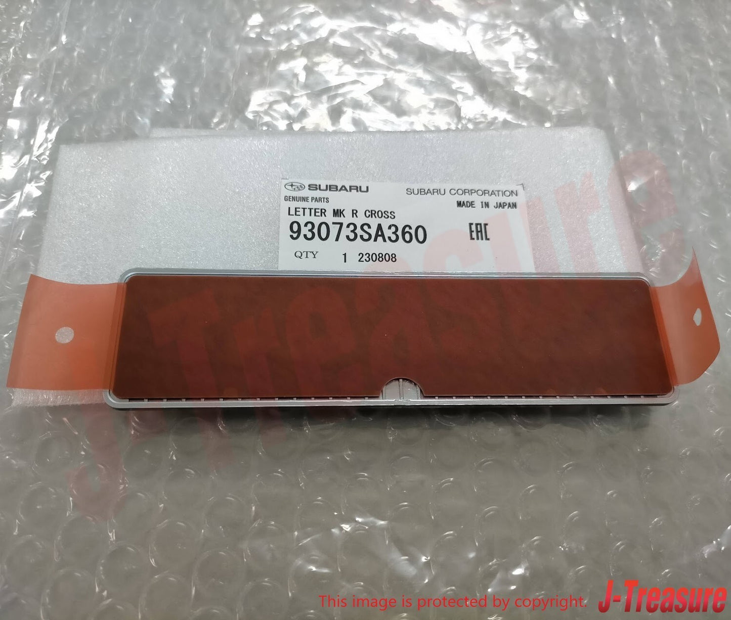 SUBARU FORESTER SG 03-08 Genuine Letter Mark Rear Gate "CROSS SPORTS" Emblem OEM