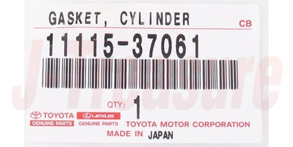 TOYOTA COROLLA ZRE142 ZRE172 '09-22 Genuine Cylinder Head Gasket 11115-37062 OEM
