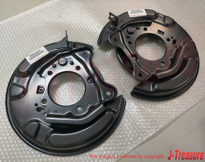 TOYOTA 4RUNNER GRN2## 03-22 Genuine Parking Brake Plate Right & Left Set OEM