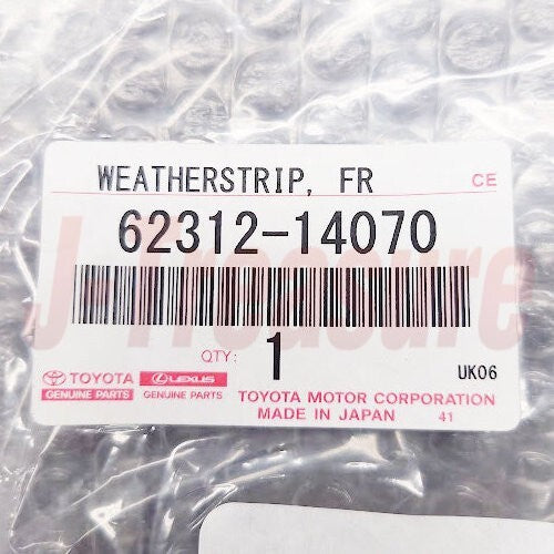 TOYOTA SUPRA JZA80 93-98 Genuine Front Door Weatherstrip Opening Trim RL Set OEM