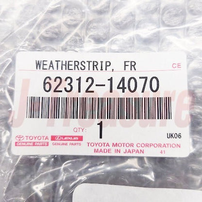 TOYOTA SUPRA JZA80 93-98 Genuine Front Door Weatherstrip Opening Trim RL Set OEM