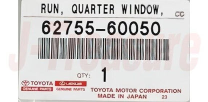 TOYOTA LAND CRUISER HZJ70V Genuine Quarter Window Run RH & LH Set OEM