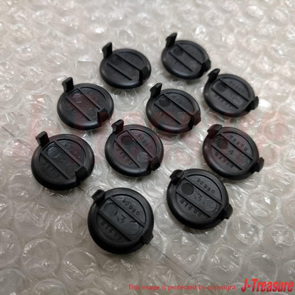 TOYOTA Genuine Interior Trim Board Hole Plug Black 90950-01503-C0 Set of 10 OEM