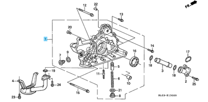 HONDA ACURA NSX NA1 NA2 1991-2005 Genuine Oil Pump Assy 15100-PR7-J21 OEM