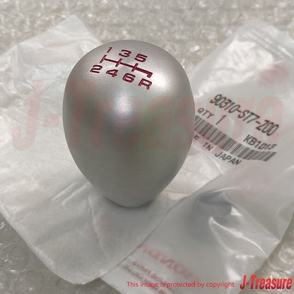 HONDA S2000 S2K AP1 AP2 00-09 Genuine 6MT Aluminum Oval Shift Knob & Nut Set OEM