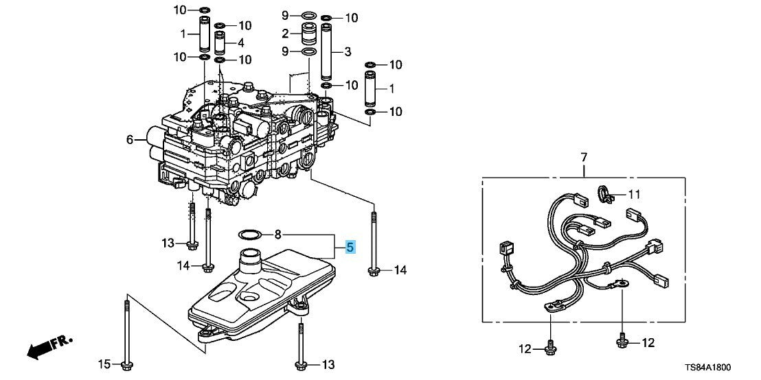 HONDA CIVIC 2014-2020 Genuine Automatic Transmission Strainer 25420-5T0-003 OEM