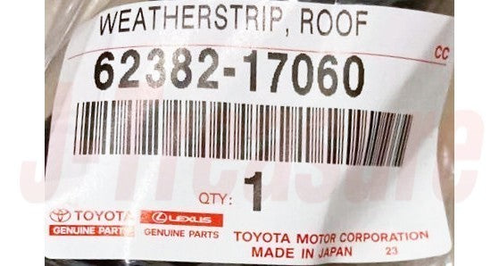 TOYOTA MR2 SPYDER ZZW30 '00-05 Genuine F/Roof Side Rail Weatherstrip RH & LH Set