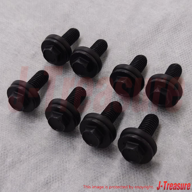 TOYOTA 4RUNNER GRN21# 10-23 Genuine Roof Drip S/Moulding Bolt 90119-08C47 x8 Set