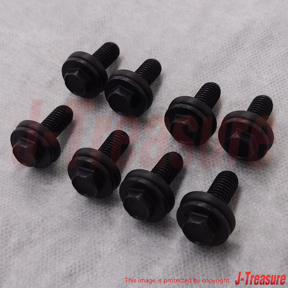 TOYOTA 4RUNNER GRN21# 10-23 Genuine Roof Drip S/Moulding Bolt 90119-08C47 x8 Set