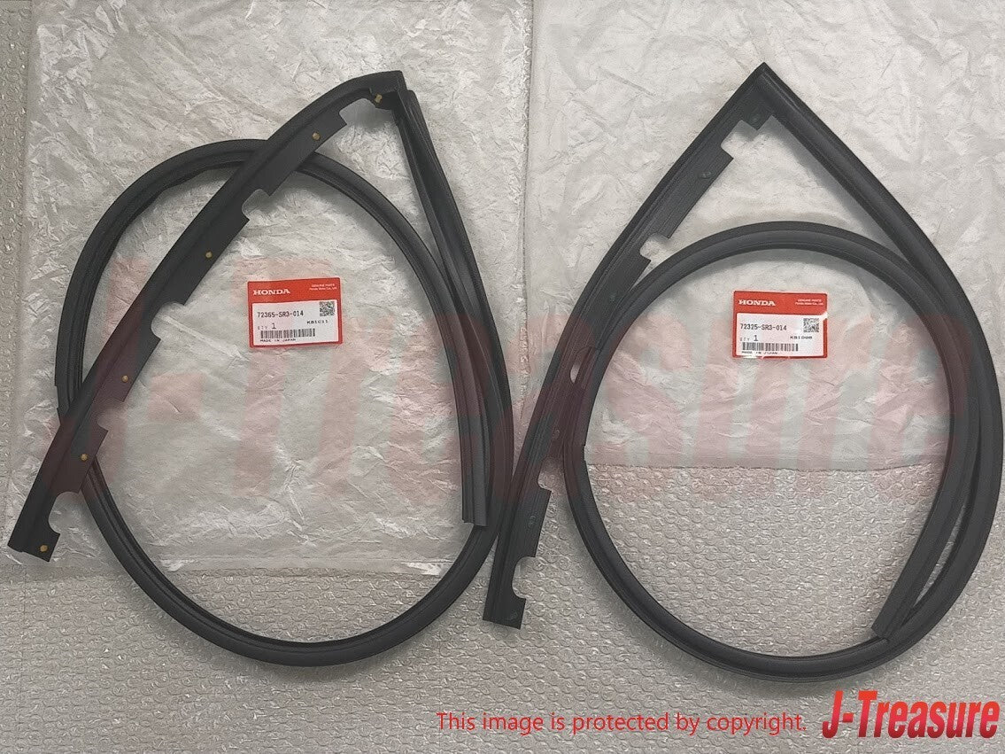 HONDA CIVIC EJ1 EJ2 Coupe 2dr 1993-1995 Genuine Front Door Sub Seal RH & LH Set