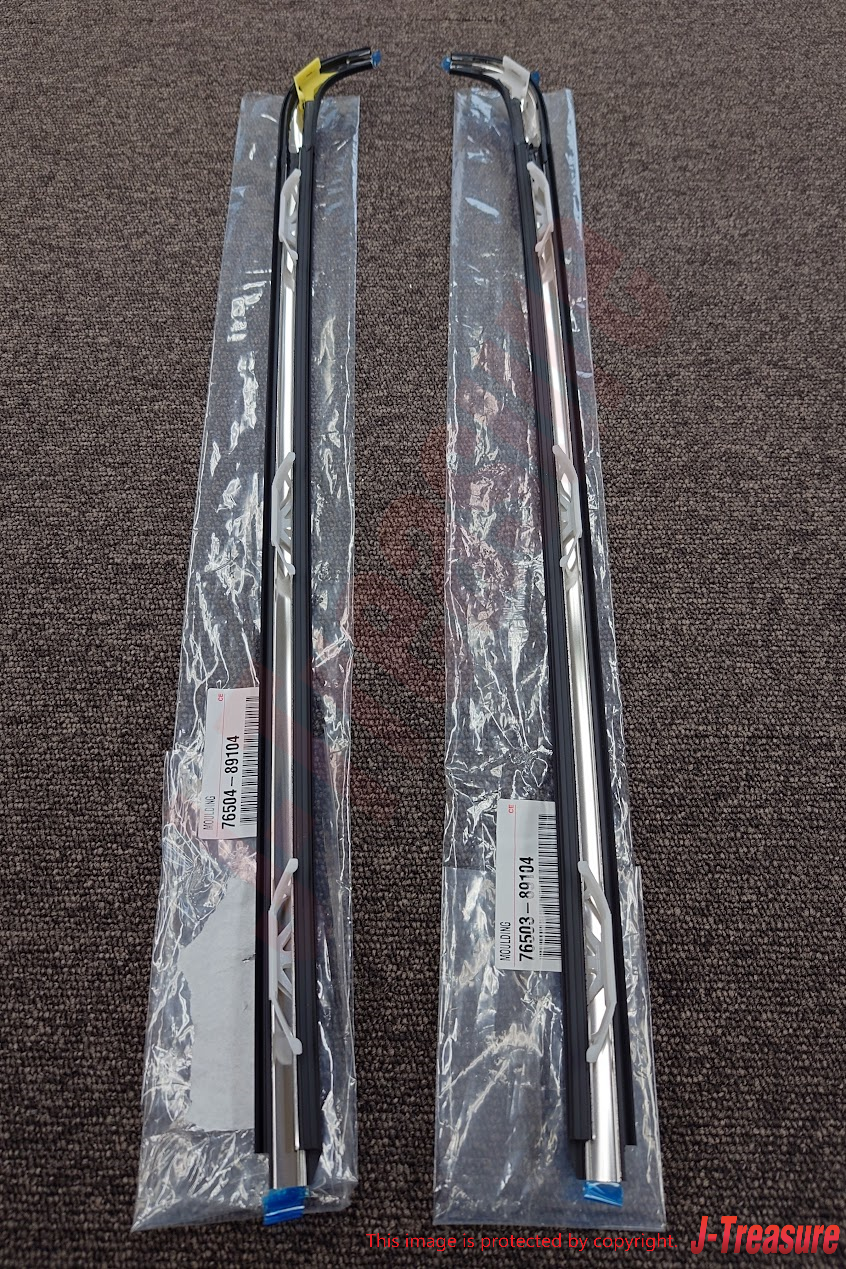 TOYOTA 4RUNNER VZN1#0 89-95 Genuine Outside Windshield Moulding RH & LH Set OEM