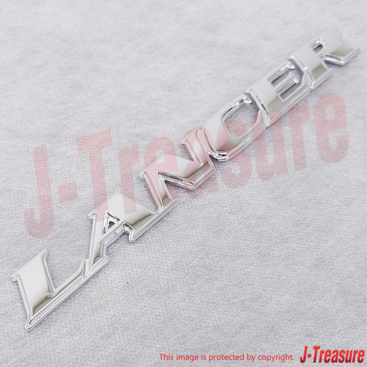 MITSUBISHI LANCER EVO 5 CP9A Genuine Rear Emblem "LANCER" MR245075 OEM