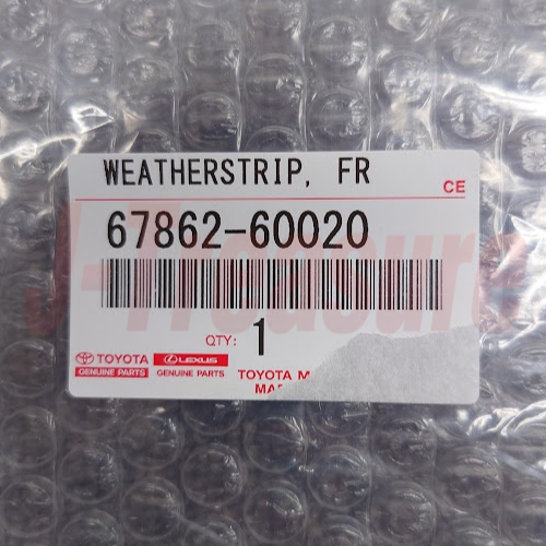 TOYOTA LAND CRUISER KZJ78 Genuine Front Door Weatherstrip Right & Left set OEM