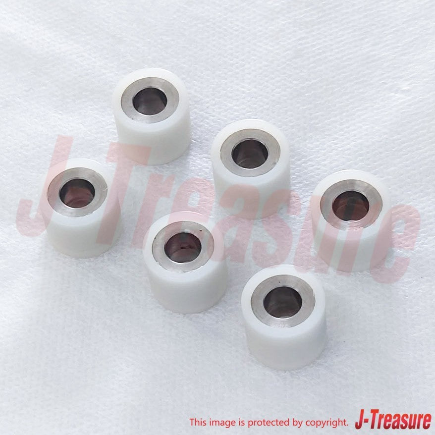 SUZUKI QUADSPORT LT80 1987-2006 Genuine Movable Drive Face Roller x6 Set OEM
