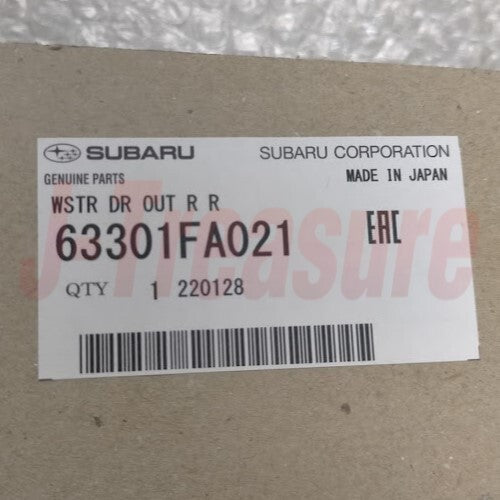 SUBARU IMPREZA GC8 WRX STi Sedan Genuine Rear Door Belt Weatherstrip Trim Set
