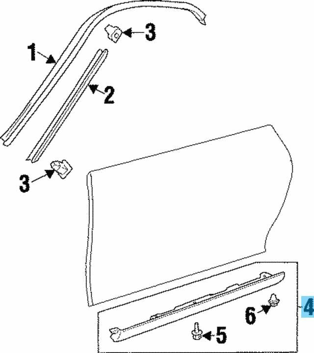 TOYOTA SUPRA JZA80 93-98 Genuine Side Body Rocker Panel Moulding RH & LH Set OEM